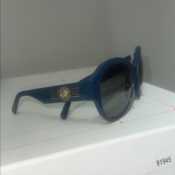 Versace Gold and Blue Sunglasses Fashion Accessories main image 5